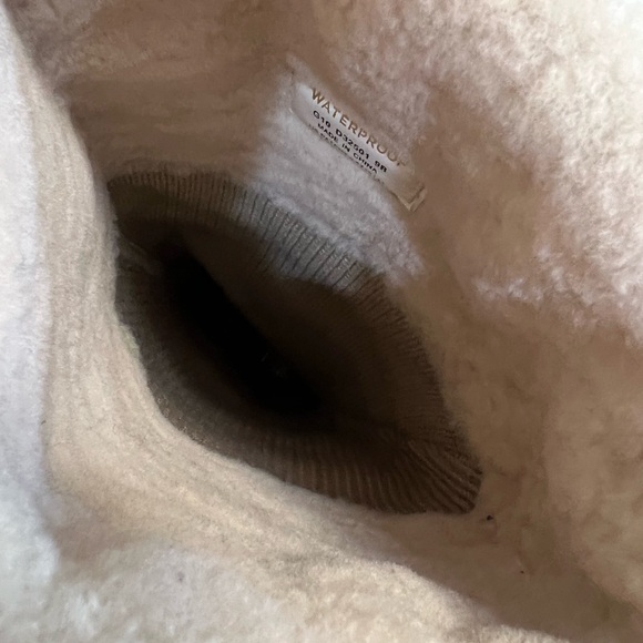 COLE HAAN WOMEN'S AIR MICHELLE KNEE-HIGH Y2K Wedge CIDER SUEDE BOOTS SIZE 9B - Picture 10 of 11